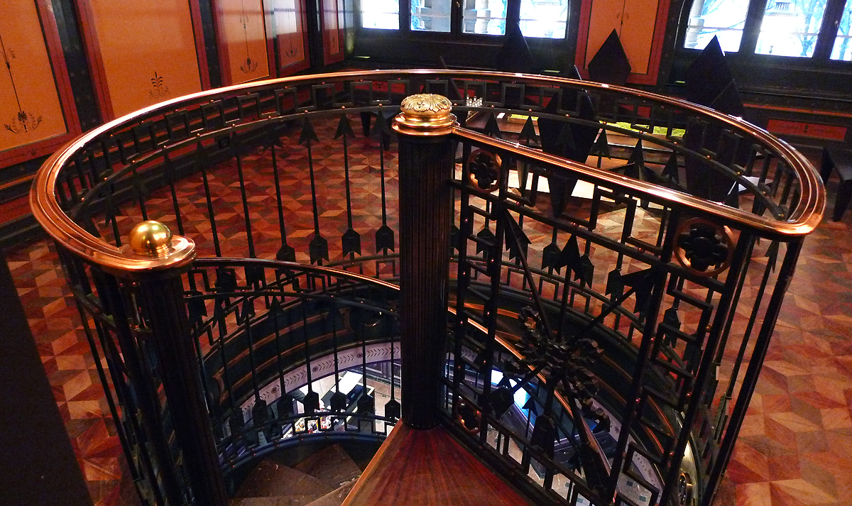 Haut de l'escalier
